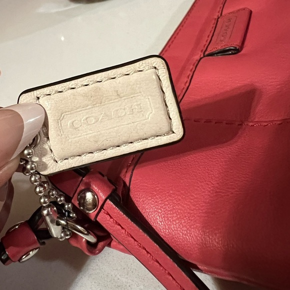 Coach Soho Geranium-Pink Leather Wristlet Wallet Mini Clutch Bag - Picture 7 of 10